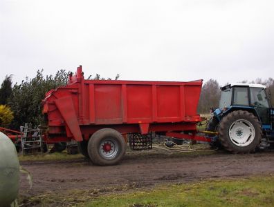 Manure spreader Tebbe hks 12500