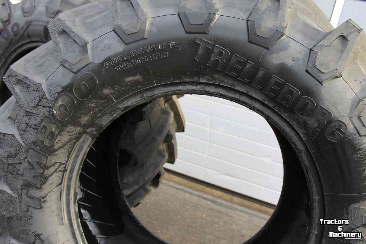 Wheels, Tyres, Rims & Dual spacers Trelleborg 540/65R28 TM800 Progressive Traction trekkerband tractorband voorband