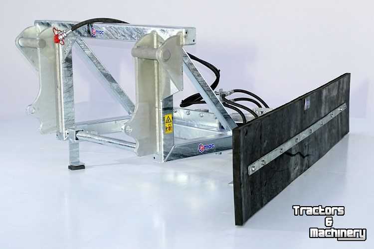 Manure scraper Qmac Module Mestschuif met rubbermat Mailleux aanbouw