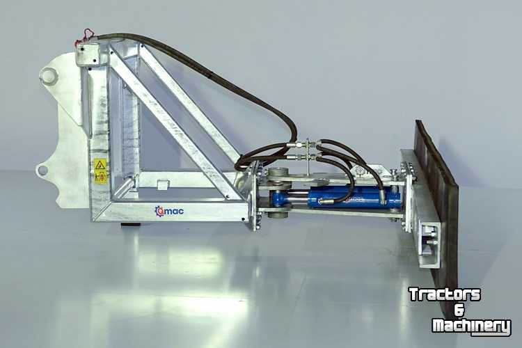 Manure scraper Qmac Module Mestschuif met rubbermat Mailleux aanbouw