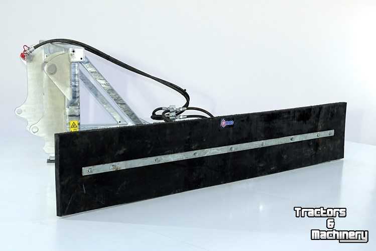 Manure scraper Qmac Module Mestschuif met rubbermat Mailleux aanbouw