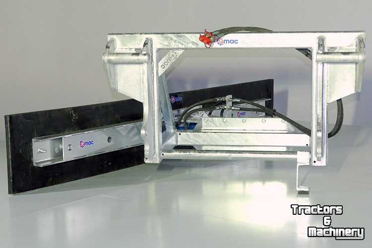 Manure scraper Qmac Module Mestschuif met rubbermat Mailleux aanbouw