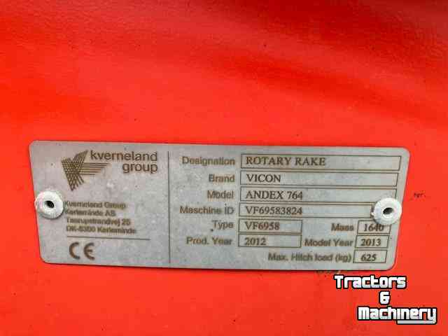 Rake Vicon Andex 764 Rugger