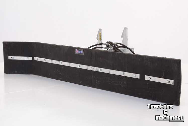 Rubber yard scraper Qmac Erfschuif rubberschuif Kramer 250-350 aanbouw