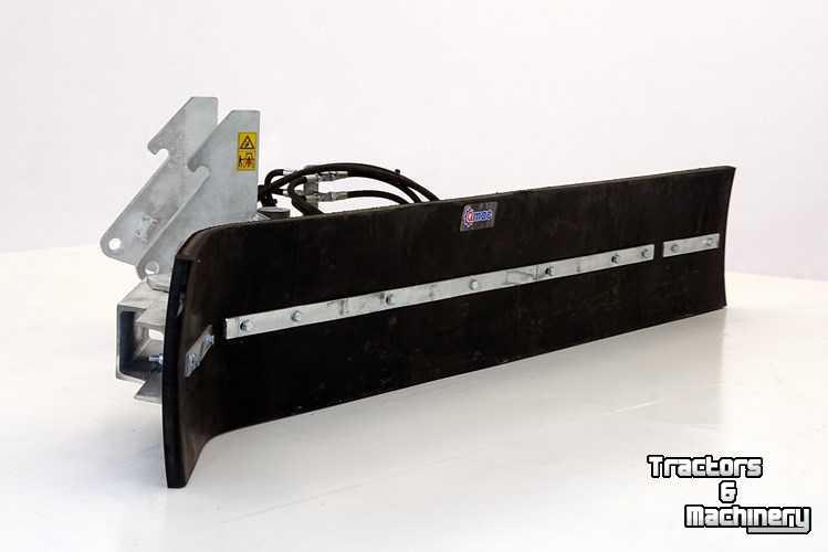 Rubber yard scraper Qmac Erfschuif rubberschuif Kramer 250-350 aanbouw