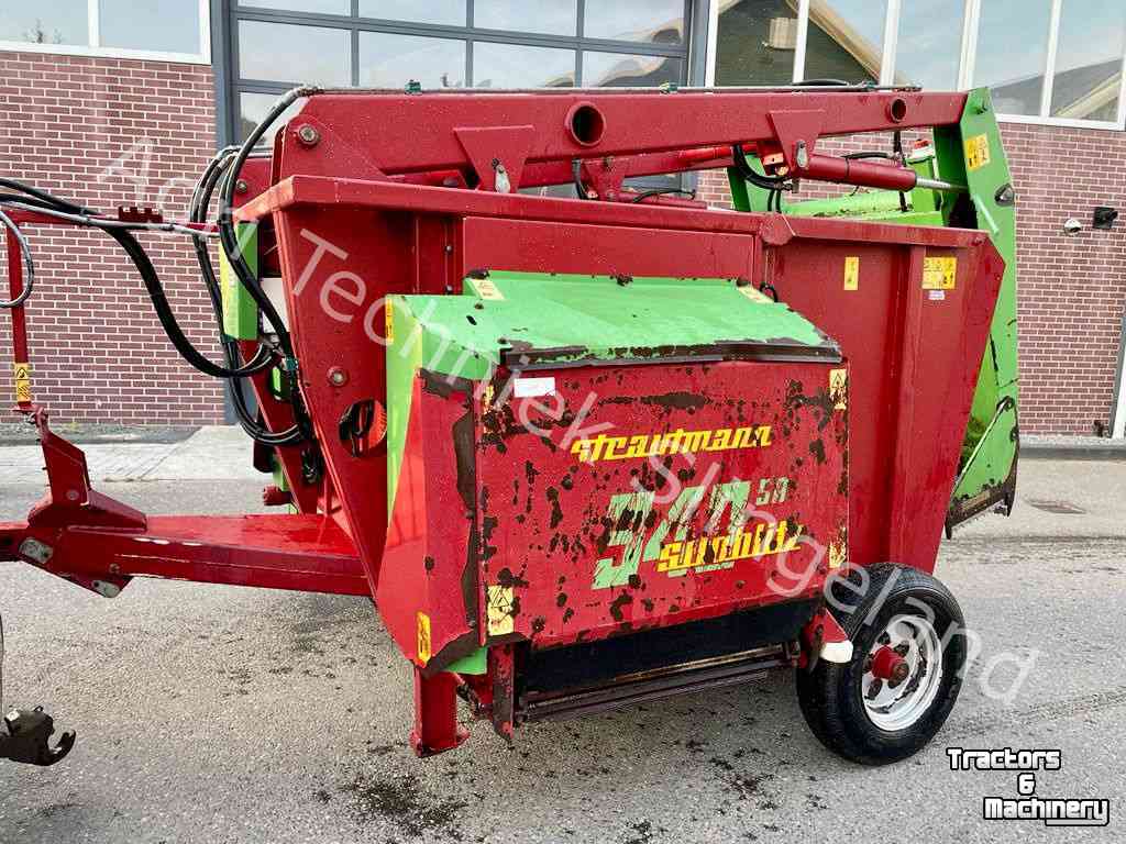 Silage grab-cutter wagon Strautmann Siloblitz 340 SA voeruitkuilwagen