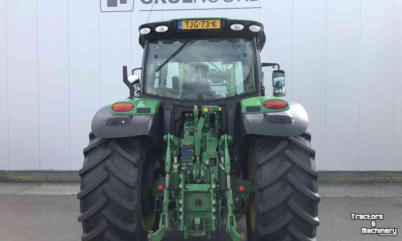 Tractors John Deere 6145R AQ + 643R Frontlader / Voorlader