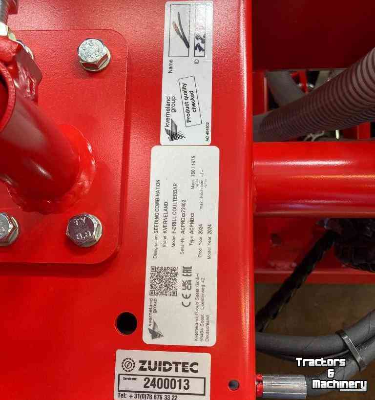 Seed drill Kverneland F-DRILL KOUTERBALK