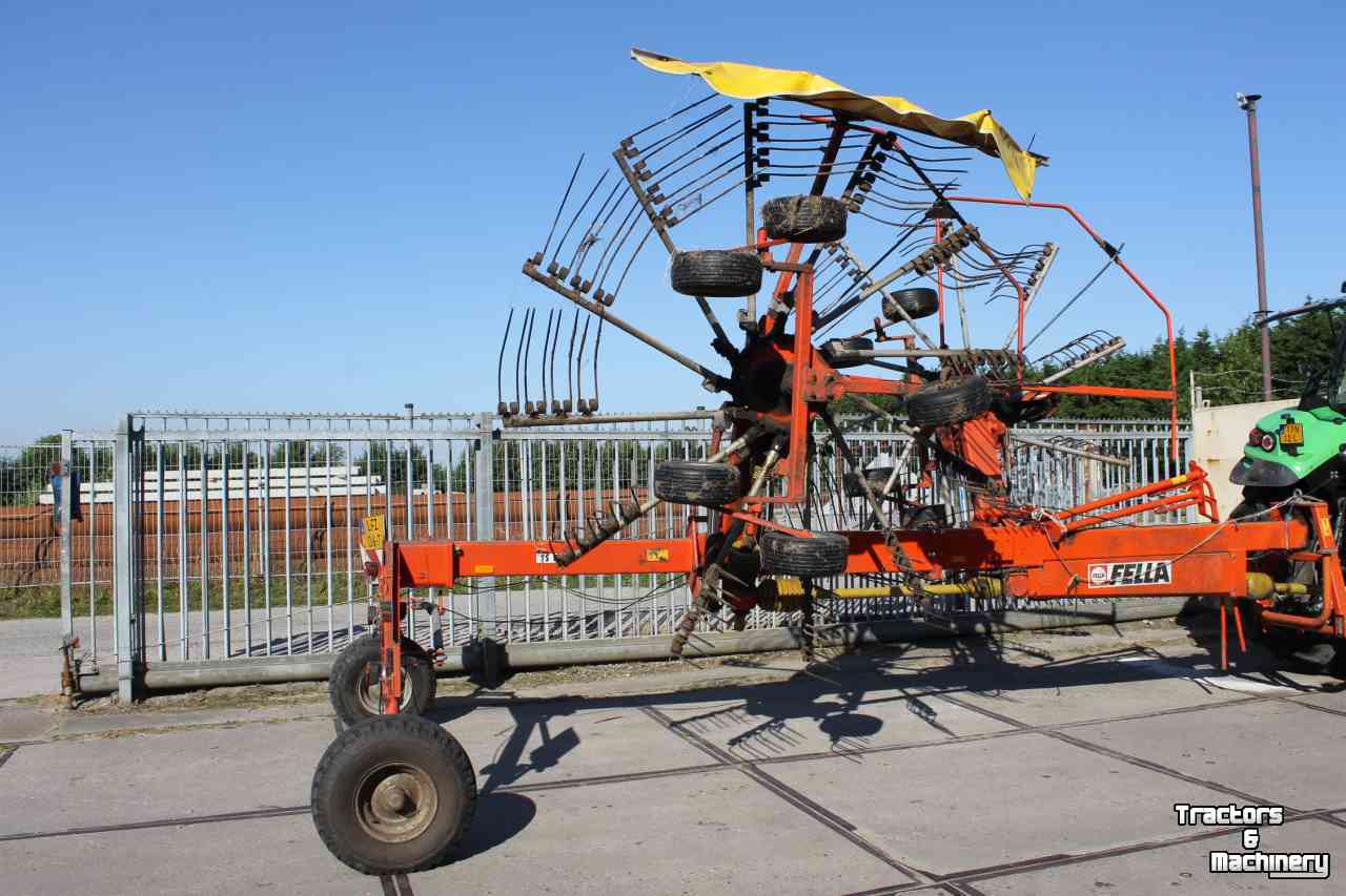 Rake Fella TS1401 dubbele cirkelhark zijafleg harkmachine wiersmachine
