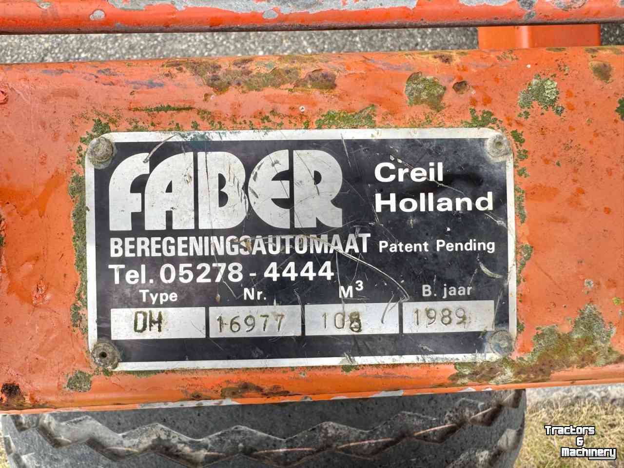 Irrigation hose reel Faber Beregeningshaspel Faber DH-90-300