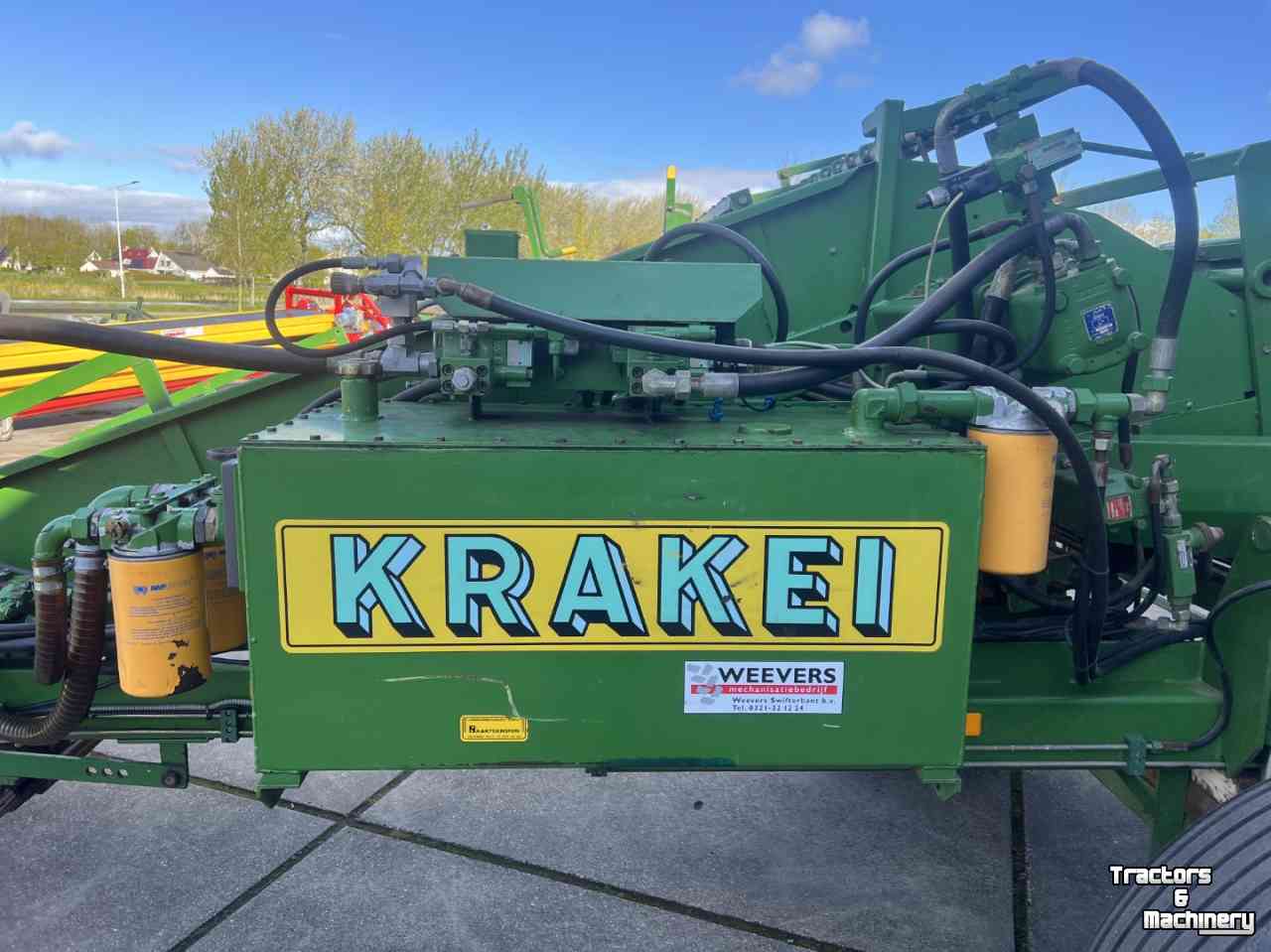 Onion harvester Krakei Uienlader, uienrooier