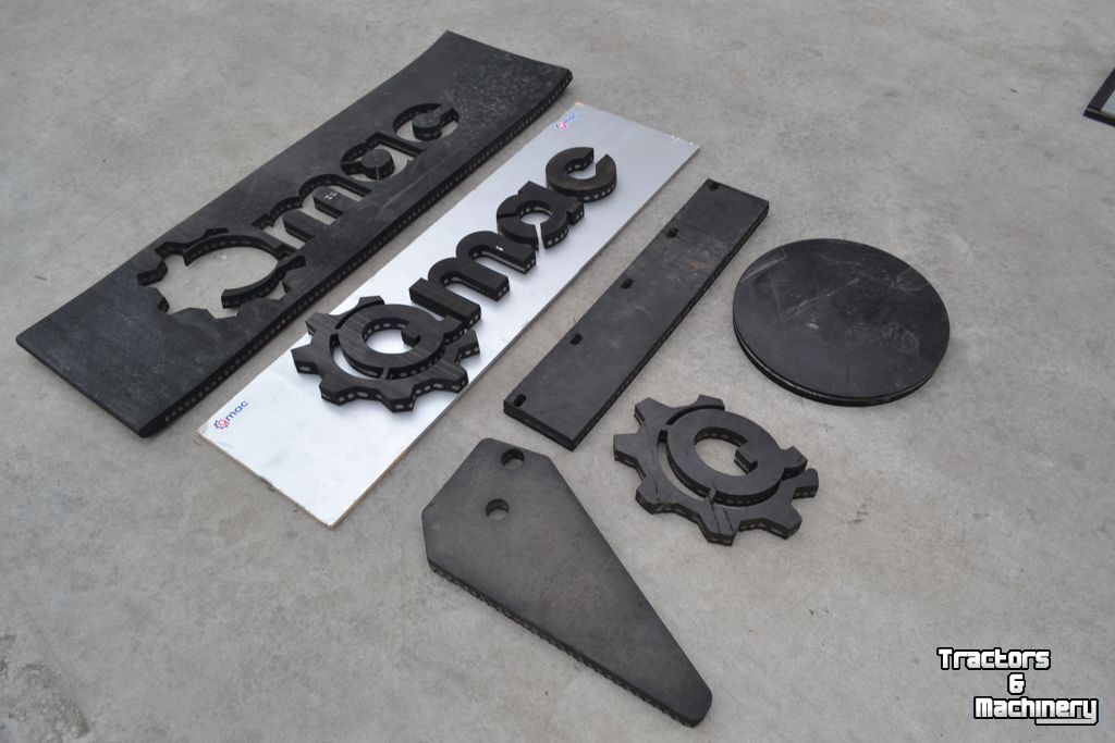 Other earthmoving and heavy equipment and accessories Qmac RSM120 Rubbermat 120 cm STAAL inlaag