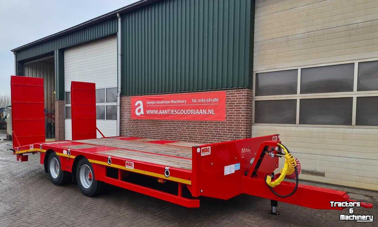 Low loader / Semi trailer MAC 16 Premium Oprijwagen
