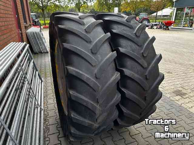 Wheels, Tyres, Rims & Dual spacers Michelin 540/65x38 Dubbellucht set 5-ster