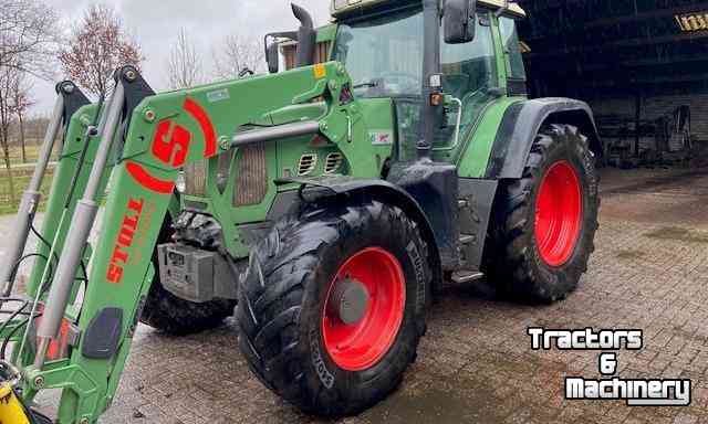 Tractors Fendt 716 TMS Tractor + Stoll FZ 43-34 Voorlader