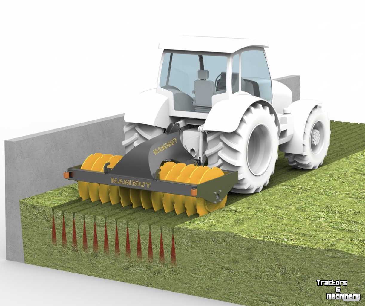 Silage Packer Mammut Kuilverdichtingswals