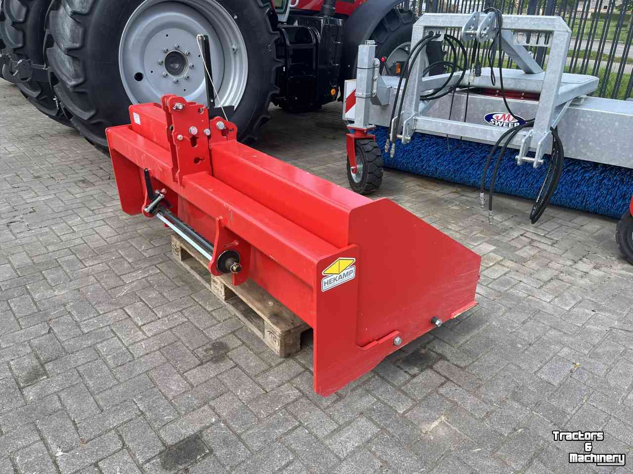 Tractor tipping boxes Hekamp mechanische trekker bak 2m