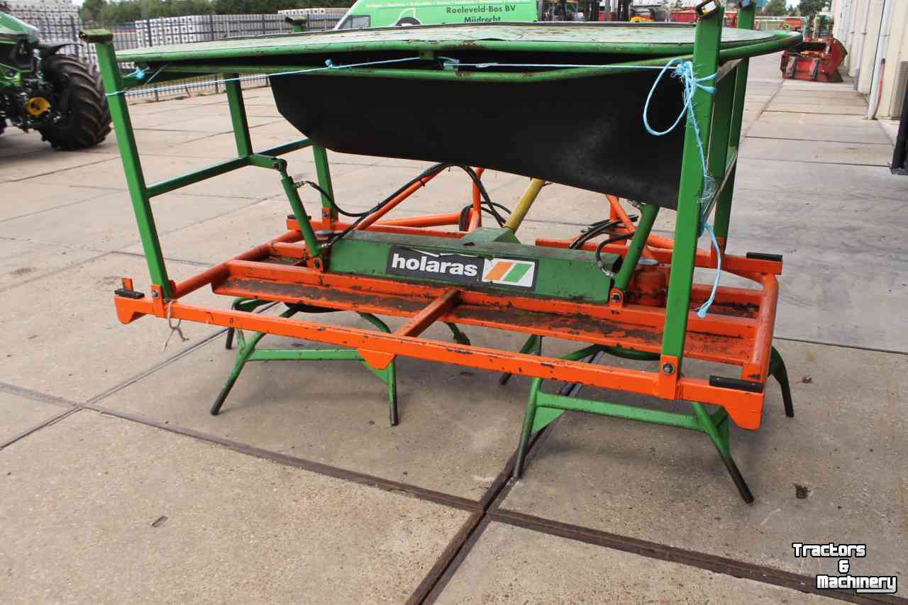 Silage spreader Holaras Superstar dubbele kuilverdeler hydraulische opklapbare borden