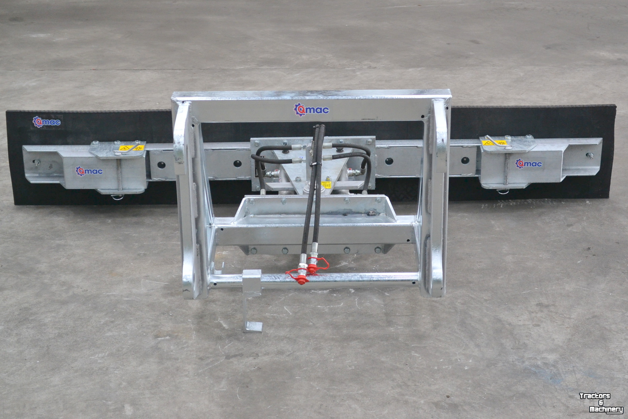 Rubber yard scraper Qmac Rubberschuif Ahlmann AZ6/85