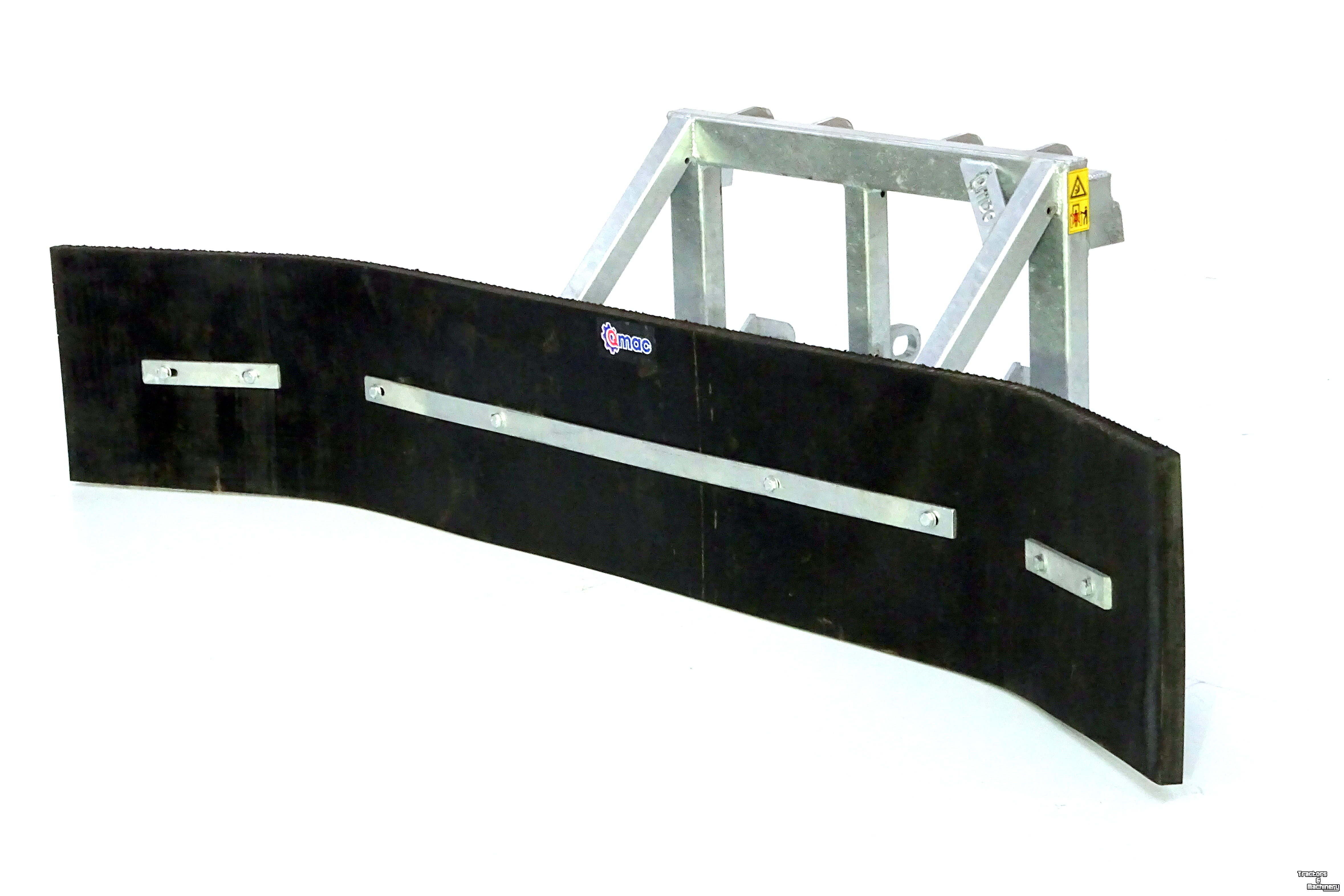 Rubber yard scraper Qmac Gummischieber für Hof 1.80 mtr anbau Schaffer