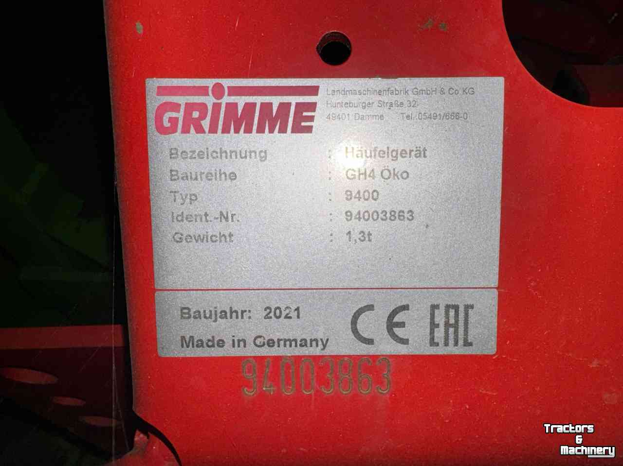 Inter-row cultivator Grimme GH4 OKO