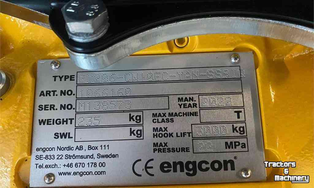 Other Engcon EC 206 Draaikantelkop
