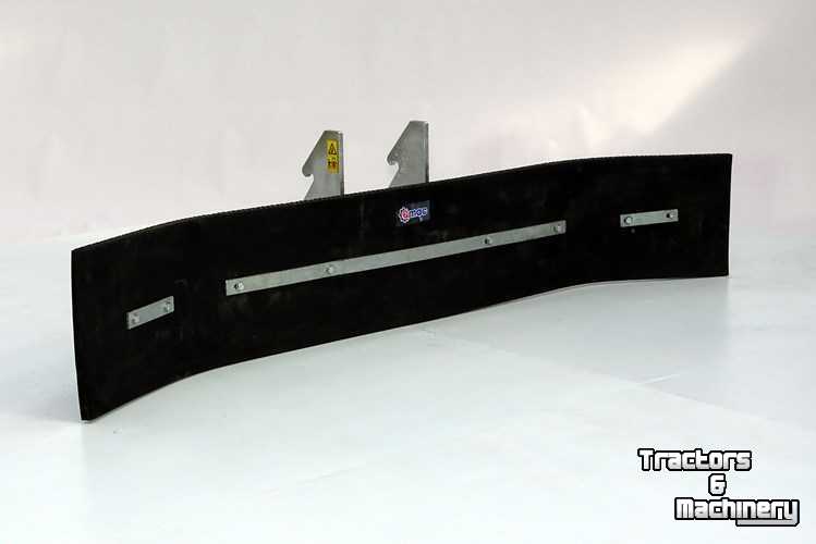 3-point scraper blade Qmac Modulo Rubber yard scraper 210cm hookup Kramer