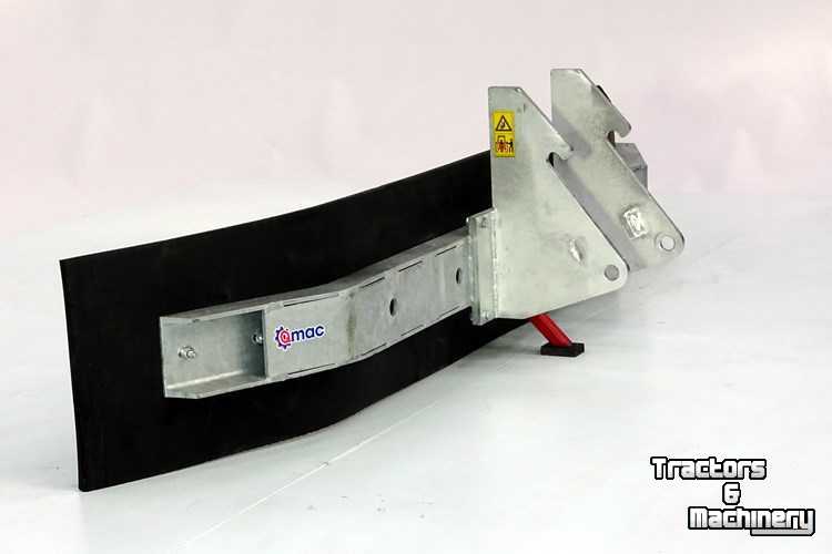 3-point scraper blade Qmac Modulo Rubber yard scraper 210cm hookup Kramer