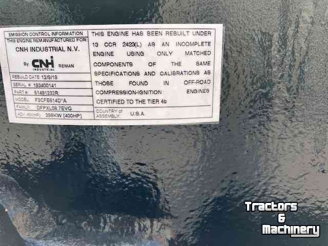 Engine FPT CURSOR 9 CNH REBULT  F2CFE614D*A   TRACTORE/MAAIDOSERS /HAKSELAARS/KRANEN Parts:51491232R