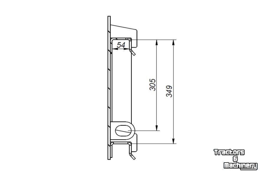Other attachments and accessories Qmac Aanlasframe voor SCHAFFER loader GELASTE uitvoering