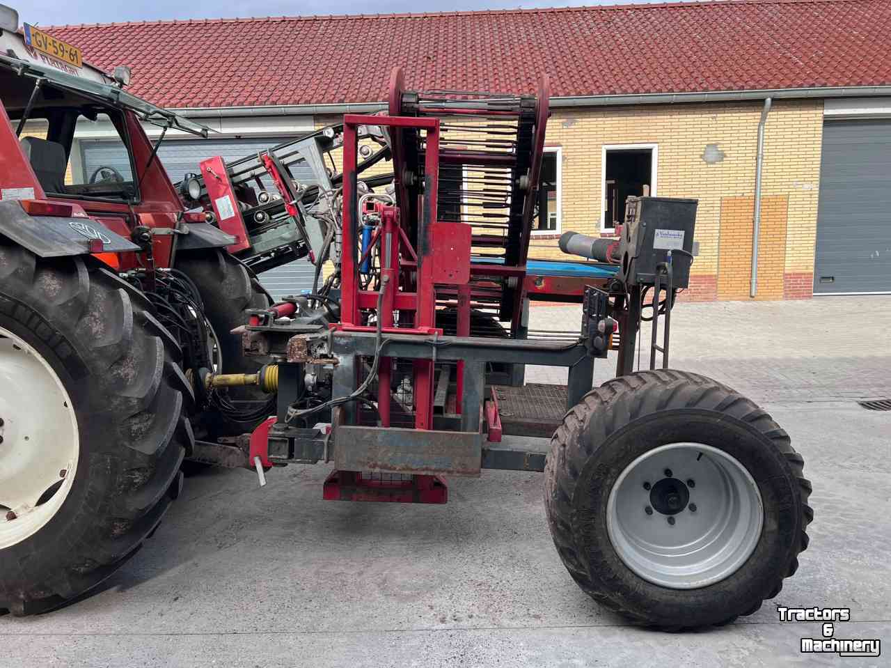 Cabbage harvester  Van Houcke Kolensnijder kool rooier klembandrooier