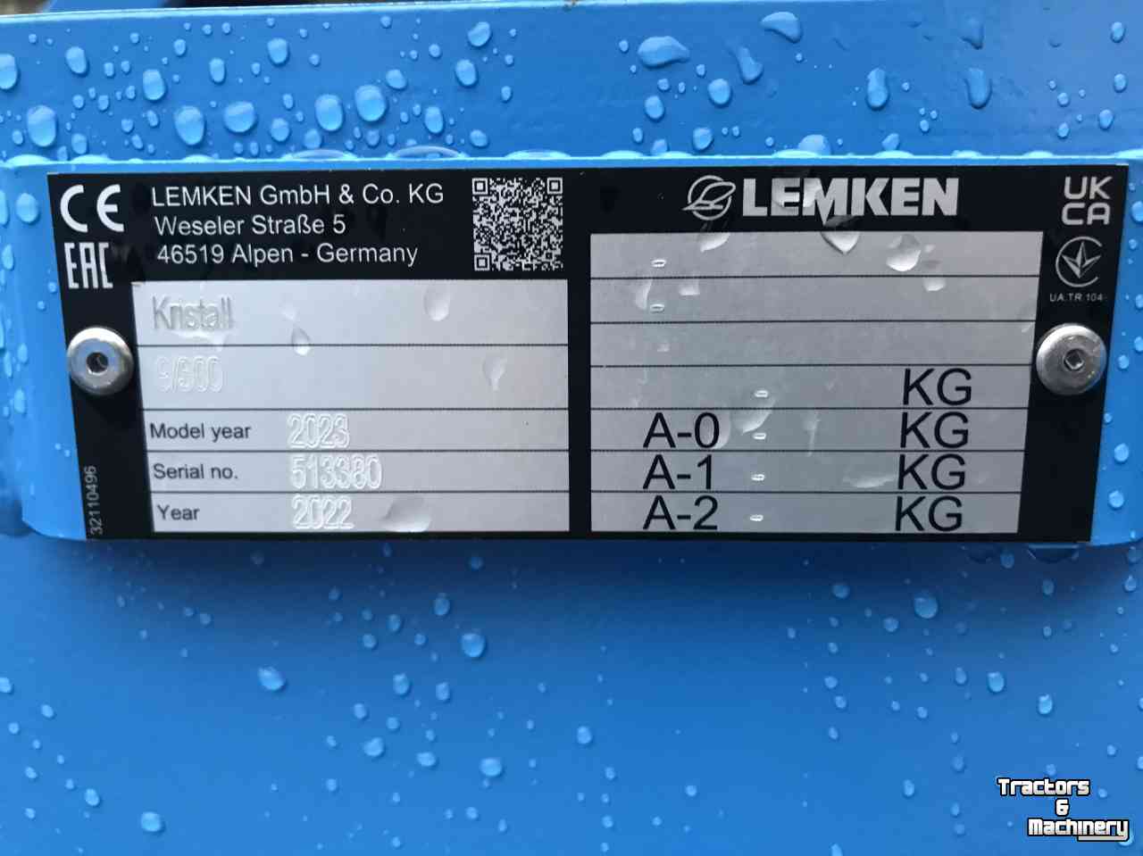 Cultivator Lemken Kristall 9/300