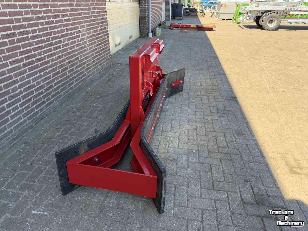 Rubber yard scraper  Dubbele rubberschuif / erfschuif / modderschuif