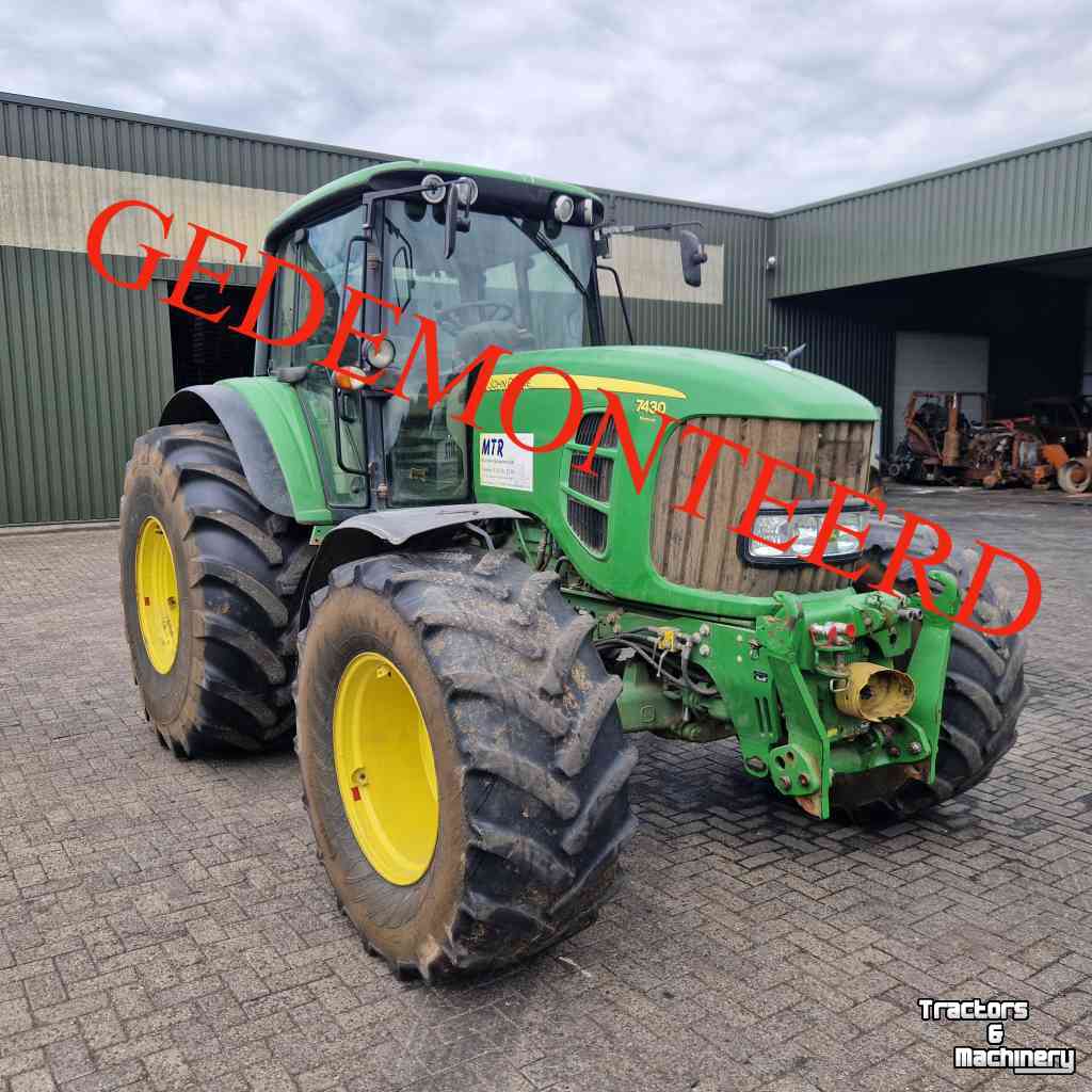 Used parts for tractors John Deere 7430