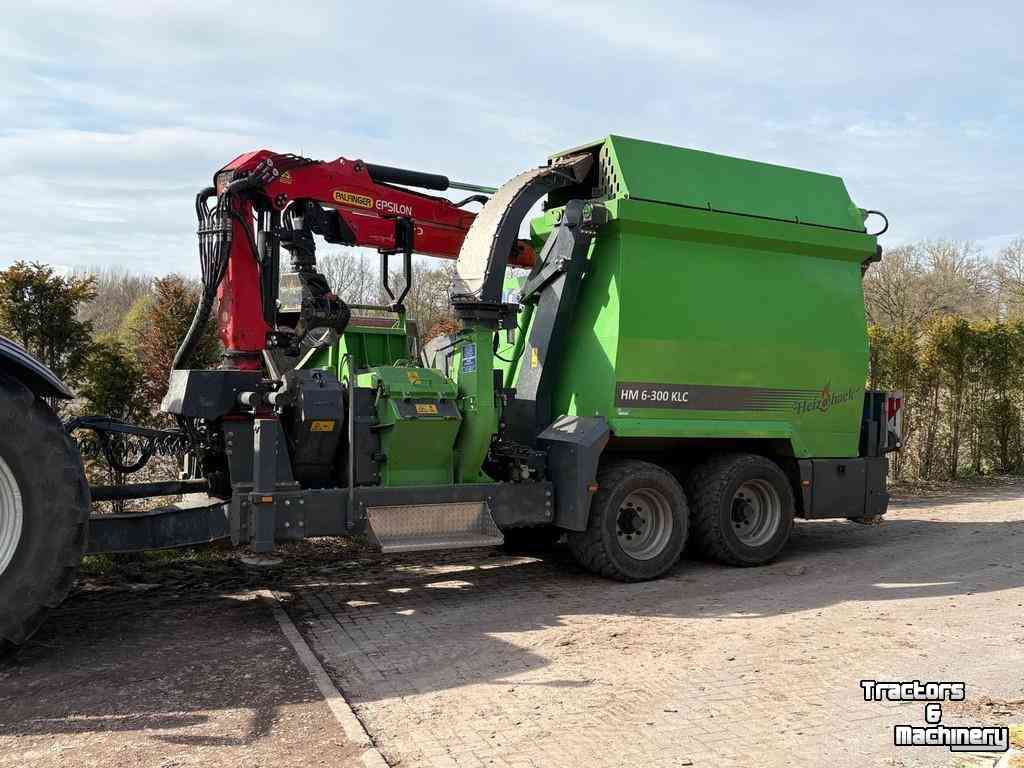 Wood Chipper Heizohack HM 6-300 KLC 13 chipper combi
