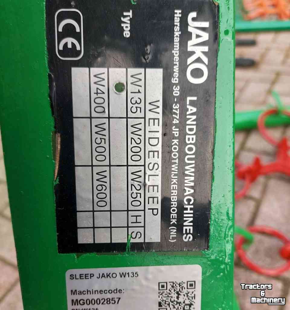 Pasture harrow Jako W135 Weisleep / Weidesleep