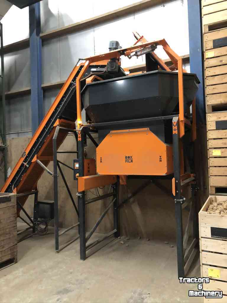 Box filler VHM MonoFilr - VHM-Machinery Kistenvuller