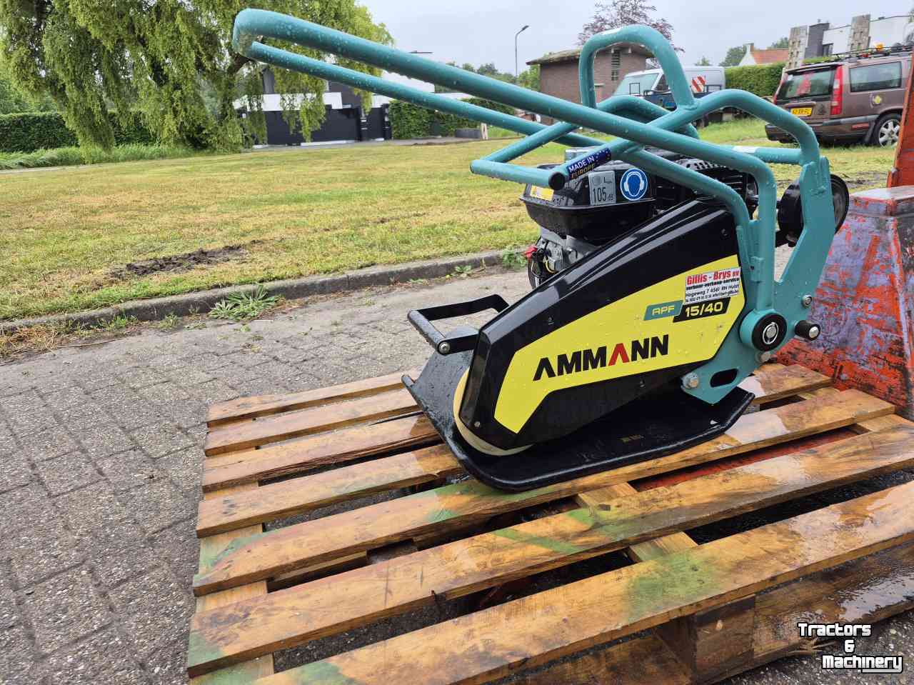 Vibrating plates Ammann apf 15/40 demo