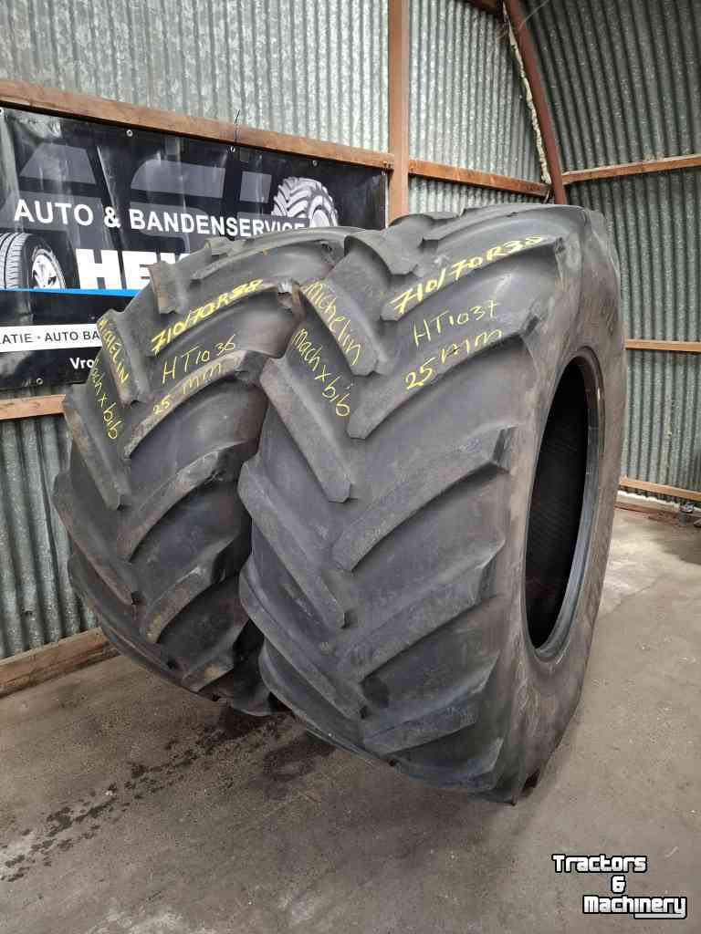 Wheels, Tyres, Rims & Dual spacers Michelin 710/70R38
