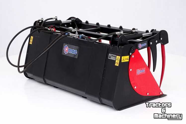 Silage Grabbucket / Grabfork Qmac Krokodillenbak Pelikaanbak Pelikaangrijper 1.60 mtr