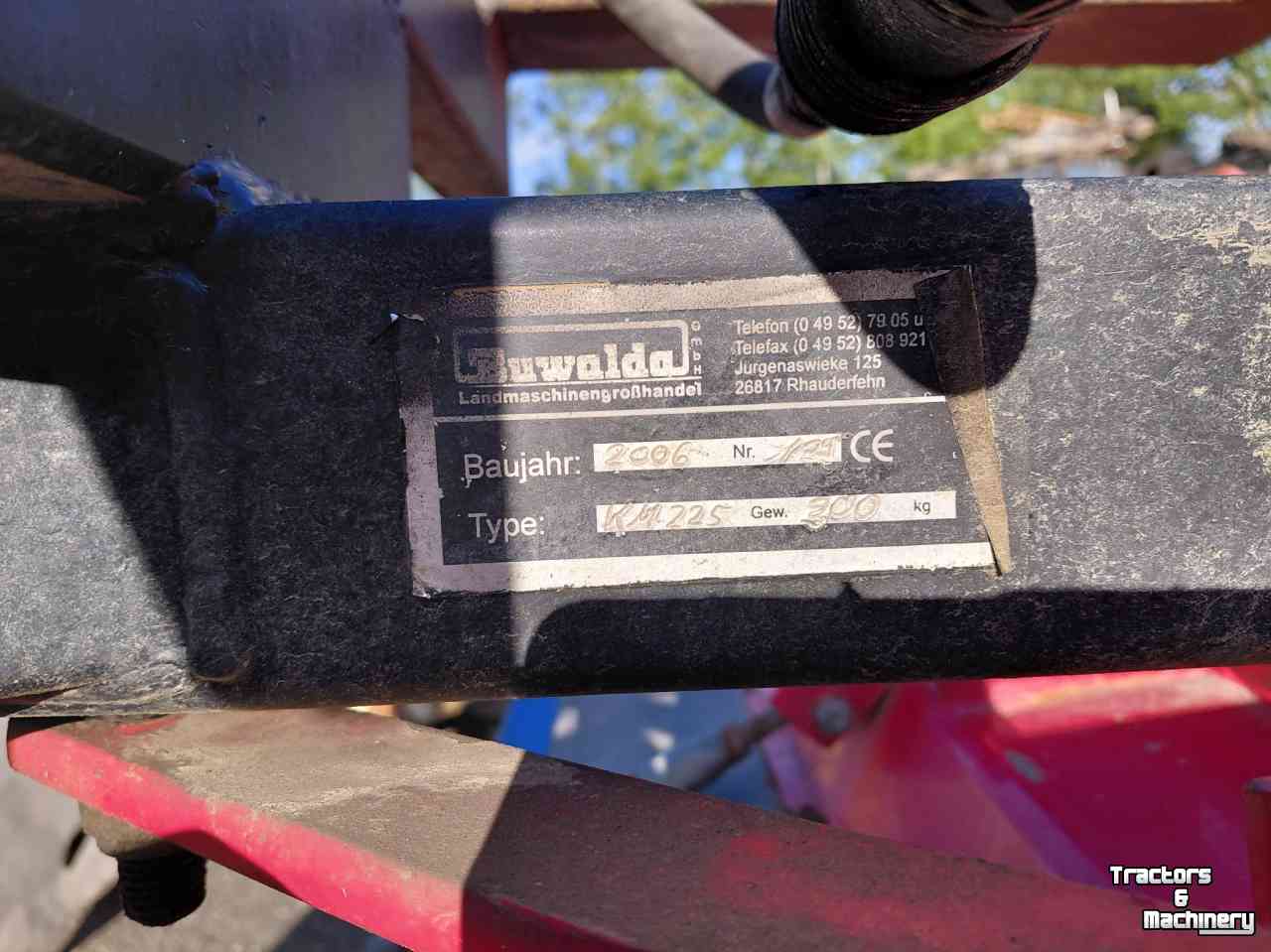 Sweeper Qmac KM225 Veegmachine