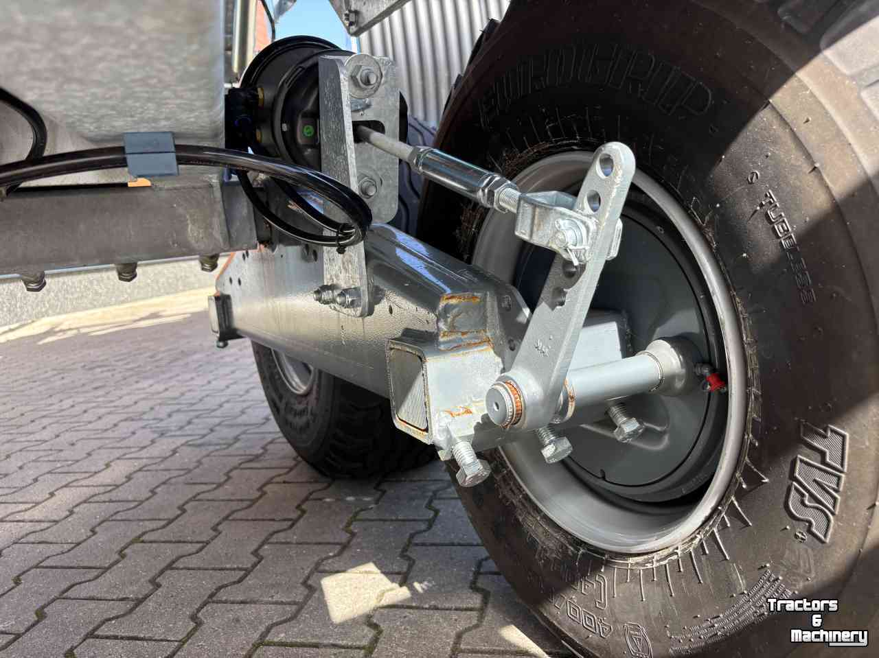 Irrigation hose reel Ocmis VR7/1 125-600 tandemas