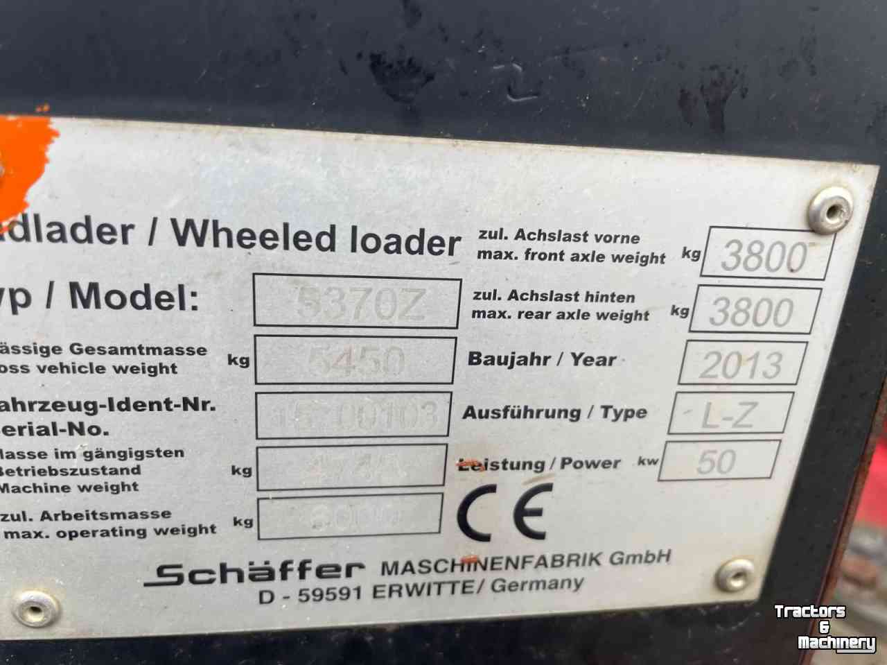 Wheelloader Schäffer 5370 Z