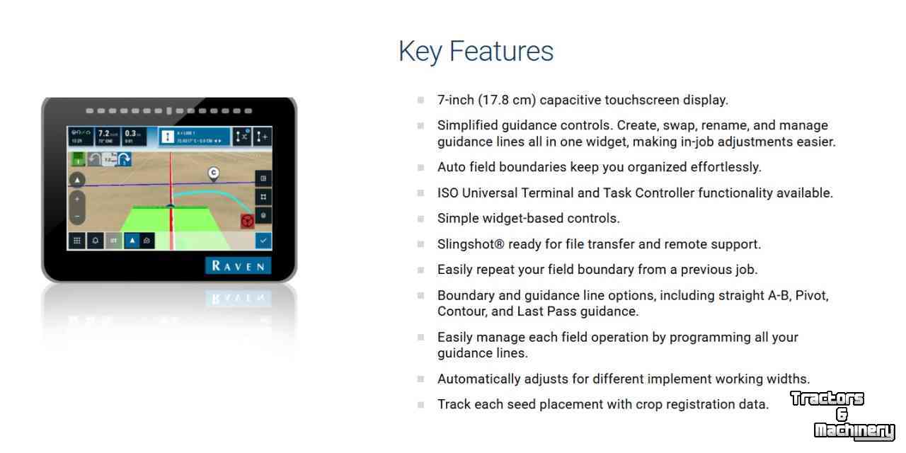 GPS steering systems and attachments Raven CR7+ + 500S DGPS EGNOS