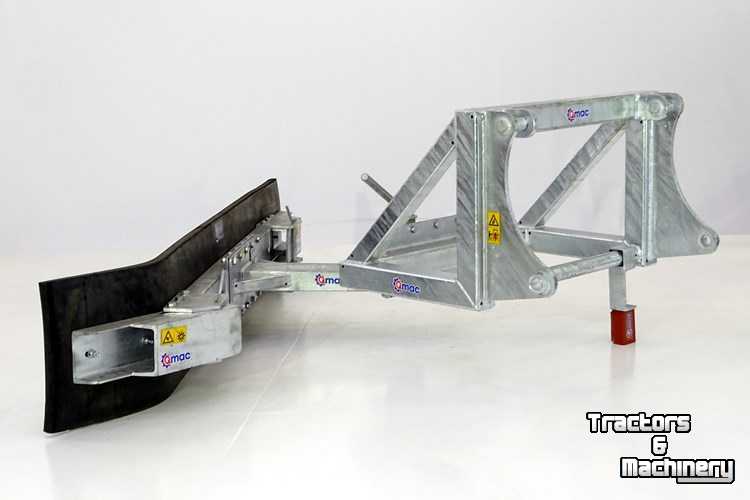 Manure scraper Qmac Modulo rubber manure scrapers 270cm hookup Terex