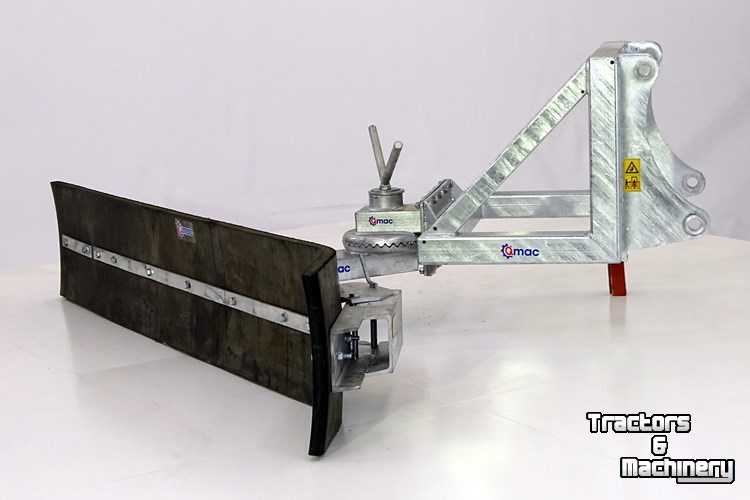 Manure scraper Qmac Modulo rubber manure scrapers 270cm hookup Terex