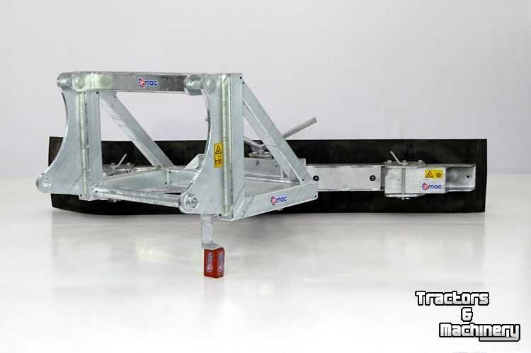Manure scraper Qmac Modulo rubber manure scrapers 270cm hookup Terex