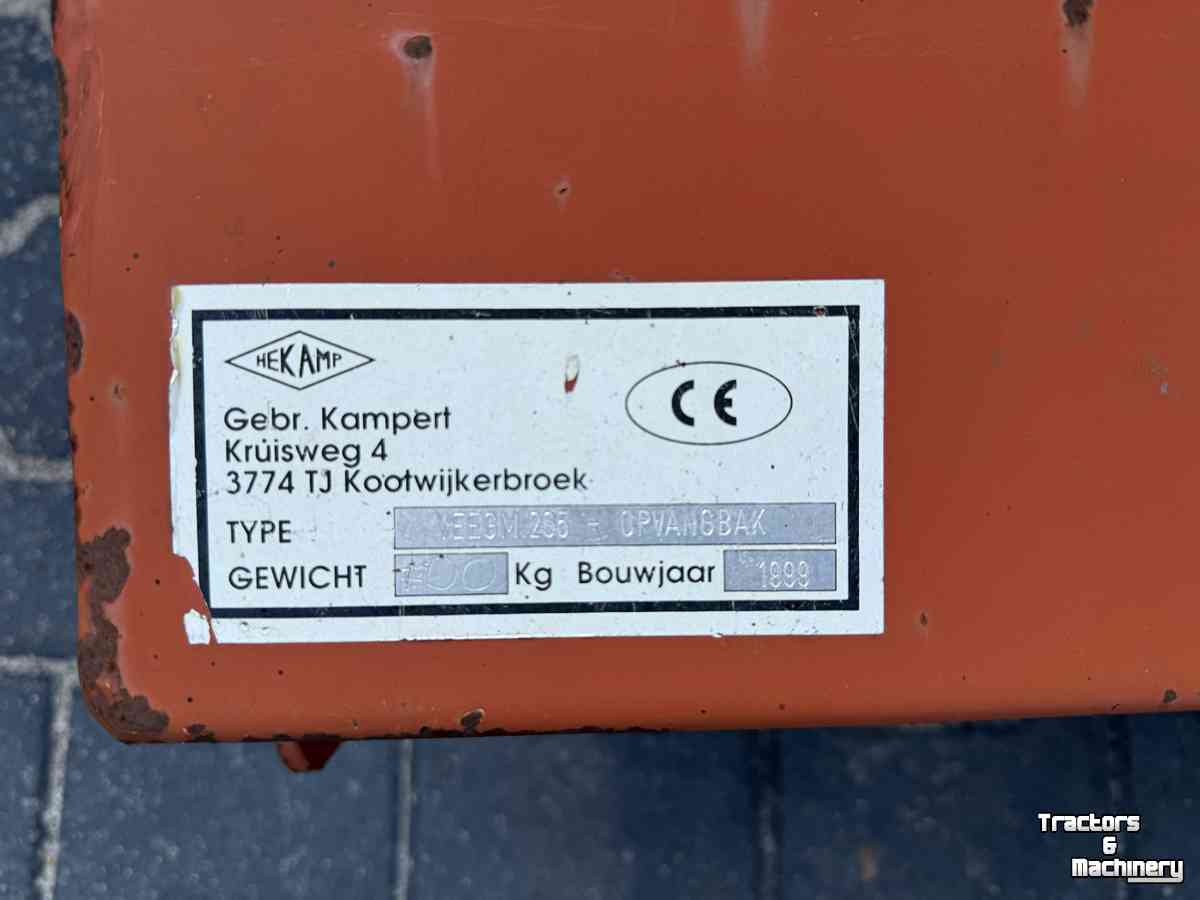 Sweeper Hekamp Veegmachine met opvangbak