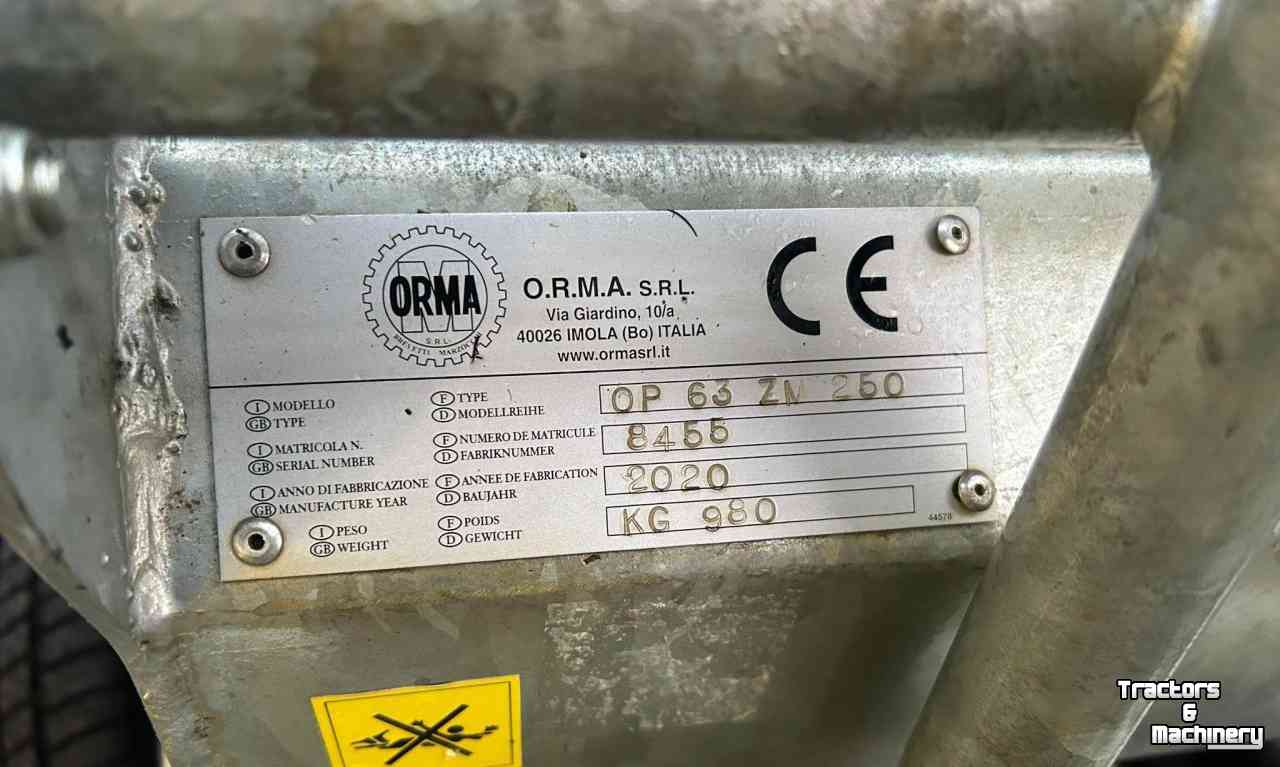 Irrigation hose reel  Orma Event OP 63 ZM 250 Regenhaspel