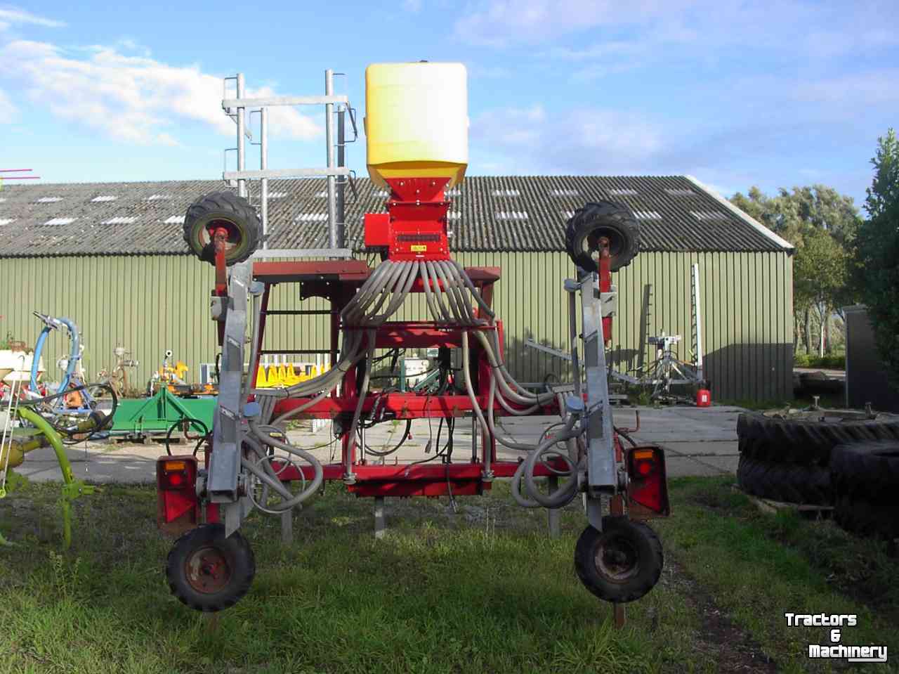 Seed drill De With Zaaimachine